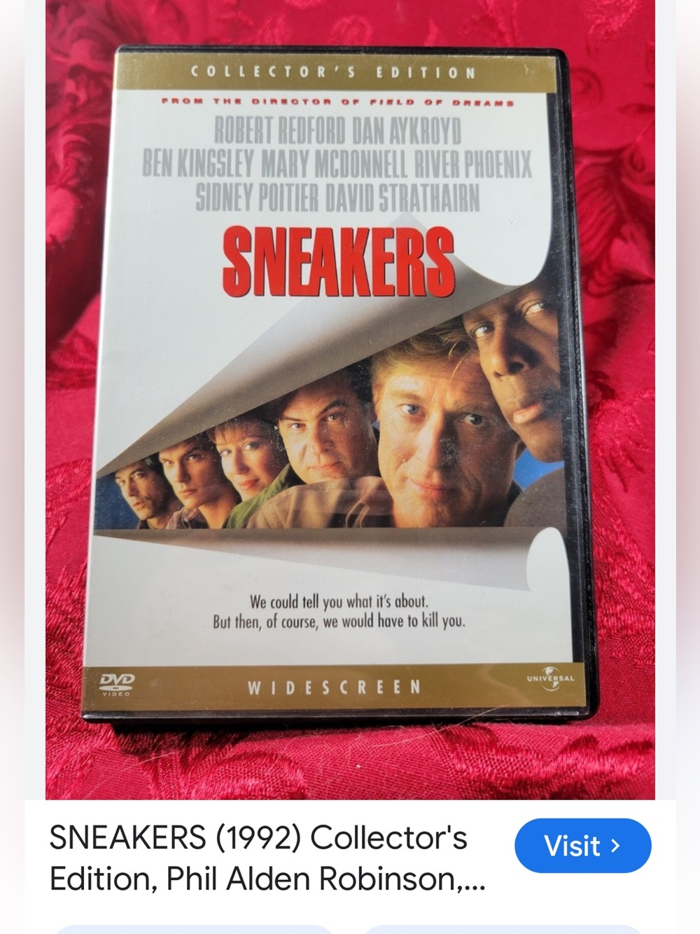 #2892**Sneakers Collector's Edition DVD
